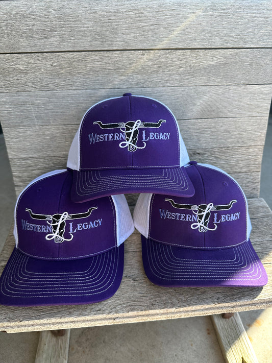 WL Cap Purple/White