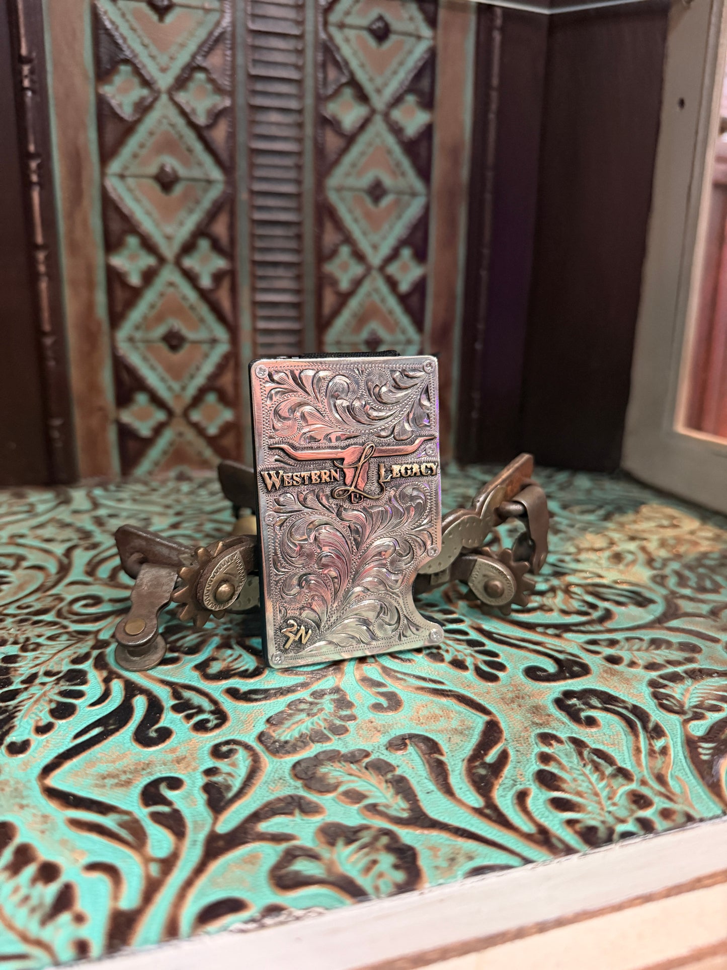 Western Legacy Engraved Wallet